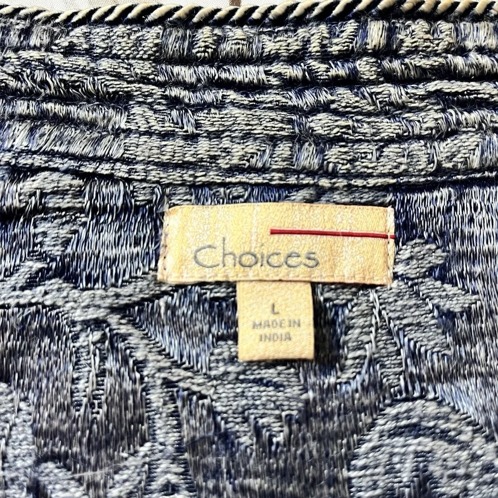 Vtg Quilted Brocade Blazer Jacket L 12 14 Soutache Trim Velvet Braid Art to Wear - Picture 3 of 11